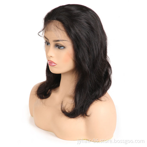 Wholesale hd lace front  wigs for black women  natural color wig lace body wave wig
